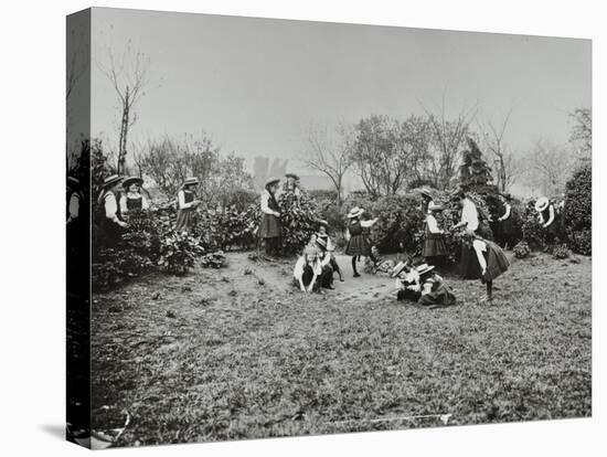 A Class from Fulham County Secondary School Having a Nature Lesson, London, 1908-null-Stretched Canvas