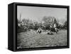 A Class from Fulham County Secondary School Having a Nature Lesson, London, 1908-null-Framed Stretched Canvas