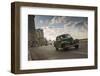 A classic Chevrolet car on the Malecon in Havana, Cuba.-Alex Saberi-Framed Photographic Print