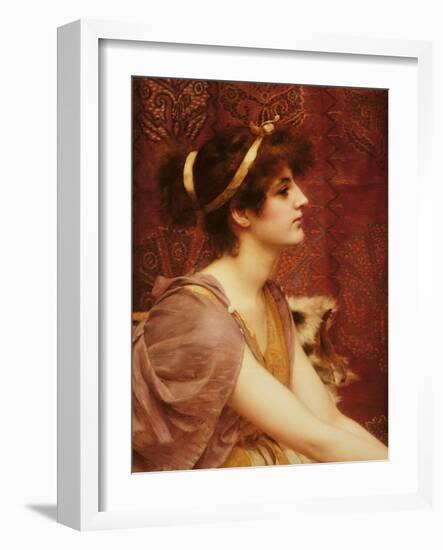 A Classical Beauty, 1892-John William Godward-Framed Giclee Print