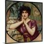 A Classical Beauty, 1901-John William Godward-Mounted Giclee Print