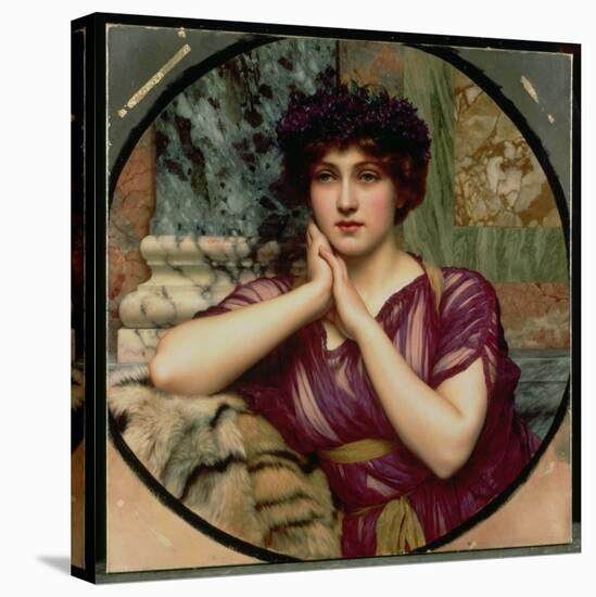 A Classical Beauty, 1901-John William Godward-Stretched Canvas