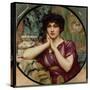 A Classical Beauty, 1901-John William Godward-Stretched Canvas