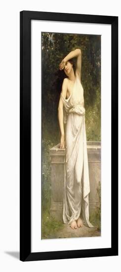 A Classical Beauty by a Well-William Adolphe Bouguereau-Framed Giclee Print