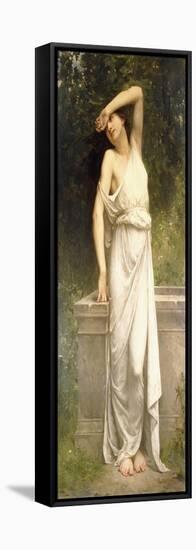 A Classical Beauty by a Well-William Adolphe Bouguereau-Framed Stretched Canvas