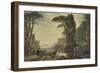 A Classical Composition-George The Younger Barret-Framed Giclee Print