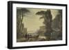 A Classical Composition-George The Younger Barret-Framed Giclee Print