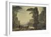 A Classical Composition-George The Younger Barret-Framed Giclee Print