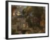 A Classical Landscape, c.1660-Sebastien Bourdon-Framed Giclee Print