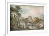 'A Classical Landscape', c18th century-Paul Sandby-Framed Giclee Print