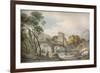 'A Classical Landscape', c18th century-Paul Sandby-Framed Giclee Print