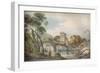'A Classical Landscape', c18th century-Paul Sandby-Framed Giclee Print