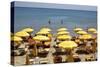 A Classical Lido on the Ionian Sea, on the Basilcata South Coast, Italy, Europe-Olivier Goujon-Stretched Canvas