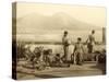 A Classical Scene, Tierra Del Fuego, South America. C.1899-Wilhelm Von Gloeden-Stretched Canvas