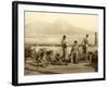 A Classical Scene, Tierra Del Fuego, South America. C.1899-Wilhelm Von Gloeden-Framed Photographic Print