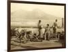 A Classical Scene, Tierra Del Fuego, South America. C.1899-Wilhelm Von Gloeden-Framed Photographic Print