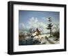 A Clear Winter's Day-Cornelius Lieste-Framed Giclee Print