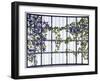 A 'Clematis' Leaded Glass Three-Sectioned Skylight, Akron, Ohio, Circa 1915-Maurice Bouval-Framed Giclee Print