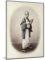 A Clerk, C.1868-Felice Beato-Mounted Photographic Print