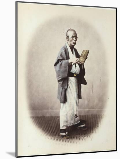 A Clerk, C.1868-Felice Beato-Mounted Photographic Print