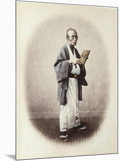 A Clerk, C.1868-Felice Beato-Mounted Photographic Print