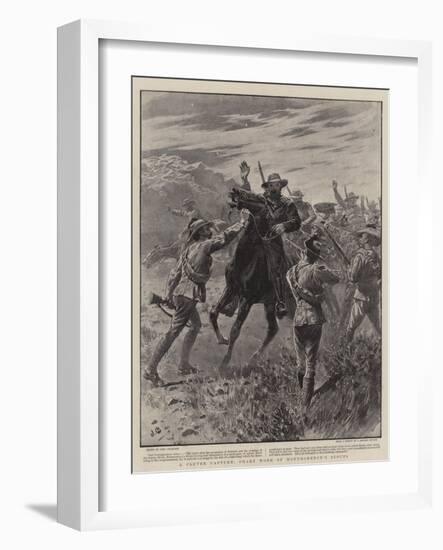 A Clever Capture, Smart Work of Montmorency's Scouts-John Charlton-Framed Giclee Print