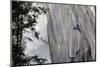 A climber ascending a difficult crack climb, Cadarese Valley, northern Italy, Europe-David Pickford-Mounted Photographic Print