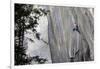 A climber ascending a difficult crack climb, Cadarese Valley, northern Italy, Europe-David Pickford-Framed Photographic Print