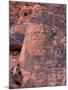 A Climber Ascends a Rock Face-null-Mounted Photographic Print