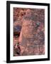 A Climber Ascends a Rock Face-null-Framed Photographic Print