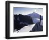 A Climber Enjoying the View Over the Mountain Landscape, Chile-Pablo Sandor-Framed Photographic Print