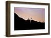 A Climber Jumps across a Boulder During Sunset in Hampi, India-Dan Holz-Framed Photographic Print