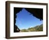 A Climber Tackles an Overhanging Climb in the Mascun Canyon, Rodellar, Aragon, Spain, Europe-David Pickford-Framed Photographic Print