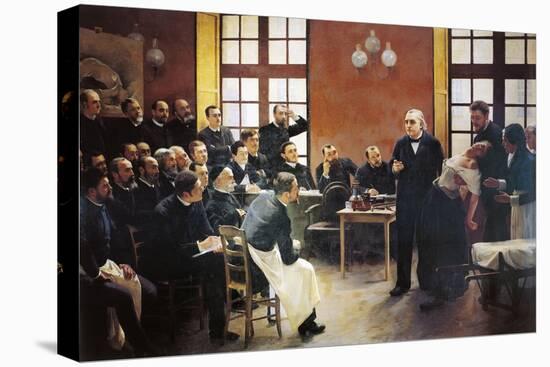 A Clinical Lesson with Doctor Charcot at the Salpetriere, 1887-Pierre Andre Brouillet-Stretched Canvas