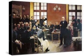 A Clinical Lesson with Doctor Charcot at the Salpetriere, 1887-Pierre Andre Brouillet-Stretched Canvas