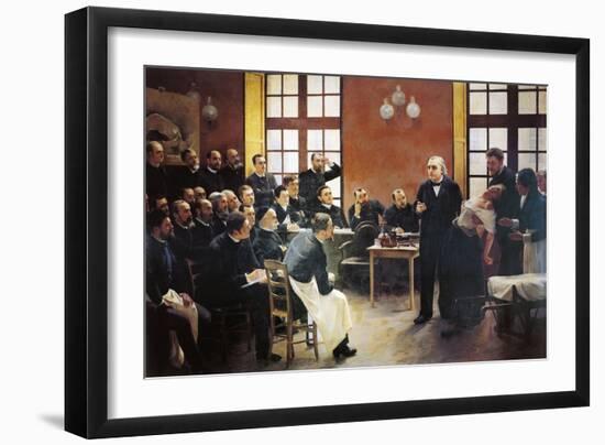 A Clinical Lesson with Doctor Charcot at the Salpetriere, 1887-Pierre Andre Brouillet-Framed Giclee Print