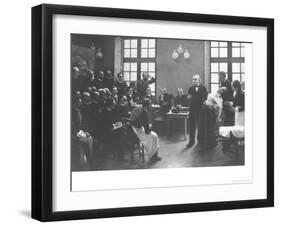 A Clinical Lesson with Doctor Charcot at the Salpetriere, 1887-Pierre Andre Brouillet-Framed Giclee Print