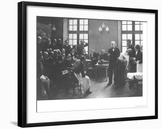 A Clinical Lesson with Doctor Charcot at the Salpetriere, 1887-Pierre Andre Brouillet-Framed Giclee Print