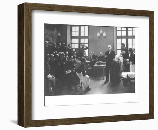 A Clinical Lesson with Doctor Charcot at the Salpetriere, 1887-Pierre Andre Brouillet-Framed Giclee Print