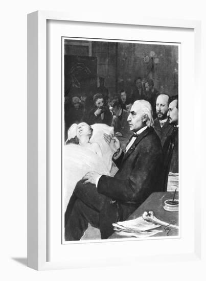 A Clinical Lesson with Doctor Jean Martin Charcot at the Salpetriere-null-Framed Giclee Print