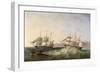 A Clipper and an East Indiaman Leaving Port-John Wilson Carmichael-Framed Premium Giclee Print