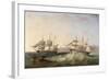 A Clipper and an East Indiaman Leaving Port-John Wilson Carmichael-Framed Giclee Print