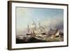 A Clipper Ship Off the Mumbles Lighthouse, Swansea-James Harris of Swansea-Framed Giclee Print