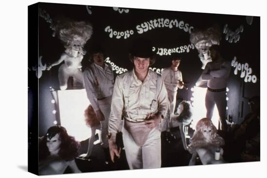 A CLOCKWORK ORANGE, 1971 directed by STANLEY KUBRICK with Malcolm McDowell (photo)-null-Stretched Canvas