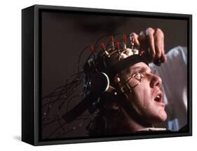 A CLOCKWORK ORANGE, 1971 directed by STANLEY KUBRICK with Malcolm McDowell (photo)-null-Framed Stretched Canvas