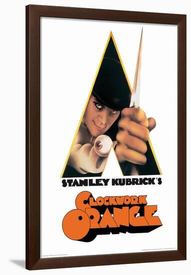 A Clockwork Orange- A Stanley Kubrick Movie-null-Framed Poster