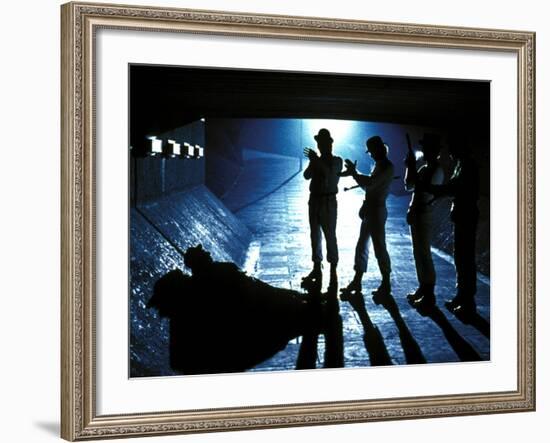 A Clockwork Orange, Malcolm McDowell, 1971-null-Framed Photo