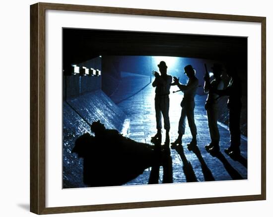 A Clockwork Orange, Malcolm McDowell, 1971-null-Framed Photo