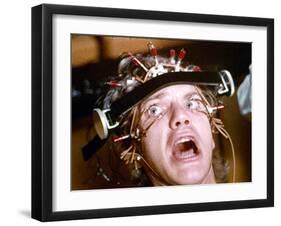 A Clockwork Orange, Malcolm McDowell, 1971-null-Framed Photo