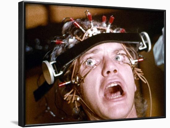 A Clockwork Orange, Malcolm McDowell, 1971-null-Framed Photo